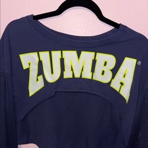 Zumba Fitness  Crop Top with Neon Accents